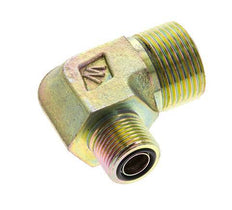 UN 1-3/16''-12 x UN 13/16''-16 Außengewinde Verzinkter Stahl 90 Grad Winkelverschraubung ORFS 400 Bar - Hydraulik
