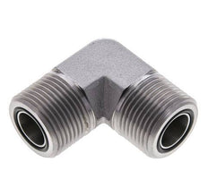 UN 1-3/16''-12 männlich Verzinkter Stahl 90 Grad Winkelverschraubung ORFS 400 Bar - Hydraulisch