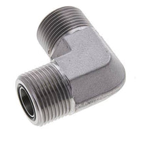 UN 1-3/16''-12 männlich Verzinkter Stahl 90 Grad Winkelverschraubung ORFS 400 Bar - Hydraulisch