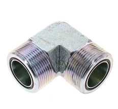 UN 1-11/16''-12 männlich Verzinkter Stahl 90 Grad Winkelverschraubung ORFS 250 Bar - Hydraulisch