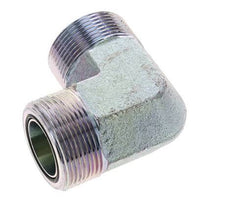 UN 1-11/16''-12 männlich Verzinkter Stahl 90 Grad Winkelverschraubung ORFS 250 Bar - Hydraulisch