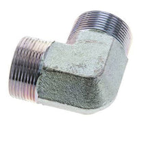 UN 1-11/16''-12 männlich Verzinkter Stahl 90 Grad Winkelverschraubung ORFS 250 Bar - Hydraulisch