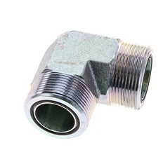 UN 1-11/16''-12 männlich Verzinkter Stahl 90 Grad Winkelverschraubung ORFS 250 Bar - Hydraulisch