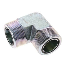 UN 1-11/16''-12 männlich Verzinkter Stahl 90 Grad Winkelverschraubung ORFS 250 Bar - Hydraulisch