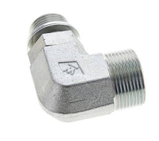 UN 1-7/16''-12 x G 3/4'' männlich Verzinkter Stahl 90 deg Winkelverschraubung ORFS 315 Bar - Hydraulisch