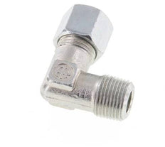 R 3/8'' Außengewinde x 10L Verzinkter Stahl 90 Grad Winkelverschraubung 315 Bar DIN 2353