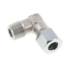 R 3/8'' Außengewinde x 10L Verzinkter Stahl 90 Grad Winkelverschraubung 315 Bar DIN 2353