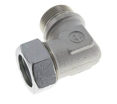 G 1 1/4'' Male x 35L Zinc plated Steel 90 deg Elbow Fitting 160 Bar DIN 2353