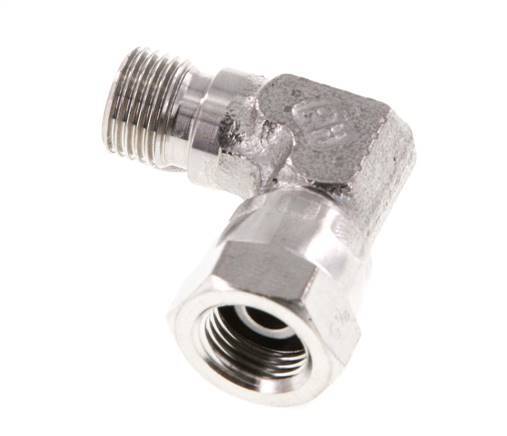 G 1/8'' M/F Stainless steel 90 deg Elbow Fitting 475 Bar - Hydraulic