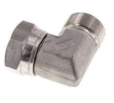 G 1 1/2'' M/F Stainless steel 90 deg Elbow Fitting 125 Bar - Hydraulic