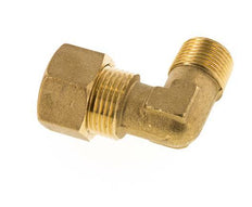 R 3/8'' Male x 14mm Brass 90 deg Elbow Compression Fitting 89 Bar DIN EN 1254-2