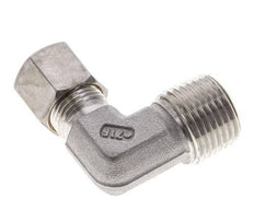 1/2'' NPT Male x 8S Stainless steel 90 deg Elbow Compression Fitting 630 Bar DIN 2353