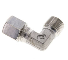 3/8'' NPT Male x 8S Stainless steel 90 deg Elbow Compression Fitting 630 Bar DIN 2353