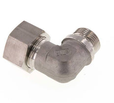 G 1'' Male x 25S Stainless steel 90 deg Elbow Compression Fitting 400 Bar DIN 2353