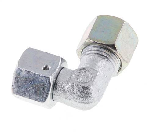 M18x1,5 x 10S Verzinkter Stahl Verstellbarer 90°-Winkel mit Dichtungskonus und O-Ring 630 bar DIN 2353