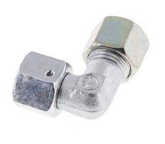 M18x1,5 x 10S Verzinkter Stahl Verstellbarer 90°-Winkel mit Dichtungskonus und O-Ring 630 bar DIN 2353