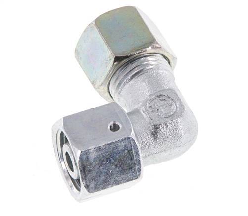 M18x1,5 x 10S Verzinkter Stahl Verstellbarer 90°-Winkel mit Dichtungskonus und O-Ring 630 bar DIN 2353