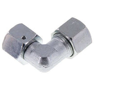 M22x1,5 x 14S Verzinkter Stahl Verstellbarer 90°-Winkel mit Dichtungskonus und O-Ring 630 bar DIN 2353