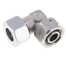 M36x2 x 25S Verzinkter Stahl Verstellbarer 90°-Winkel mit Dichtungskonus und O-Ring 400 Bar DIN 2353