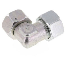 M36x2 x 25S Verzinkter Stahl Verstellbarer 90°-Winkel mit Dichtungskonus und O-Ring 400 Bar DIN 2353