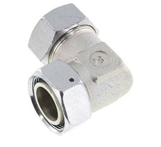 M45x2 x 35L Verzinkter Stahl Verstellbares 90 Grad Winkelstück mit Dichtungskonus und O-Ring 160 Bar DIN 2353