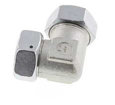 M45x2 x 35L Verzinkter Stahl Verstellbares 90 Grad Winkelstück mit Dichtungskonus und O-Ring 160 Bar DIN 2353