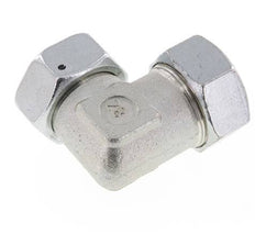 M45x2 x 35L Verzinkter Stahl Verstellbares 90 Grad Winkelstück mit Dichtungskonus und O-Ring 160 Bar DIN 2353