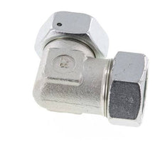 M45x2 x 35L Verzinkter Stahl Verstellbares 90 Grad Winkelstück mit Dichtungskonus und O-Ring 160 Bar DIN 2353