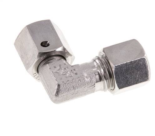 M14x1.5 x 8L Stainless steel Adjustable 90 deg Elbow Fitting with Sealing cone and O-ring 315 Bar DIN 2353
