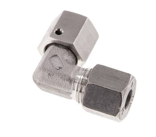 M16x1,5 x 8S Edelstahl Verstellbarer 90°-Winkel mit Dichtkonus und O-Ring 630 bar DIN 2353