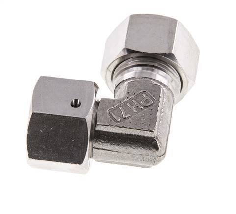 M22x1,5 x 15L Edelstahl Verstellbarer 90 Grad Winkel mit Dichtungskonus und O-Ring 315 Bar DIN 2353