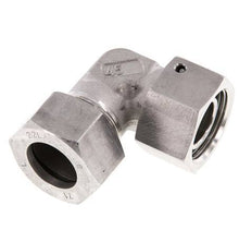 M30x2 x 22L Edelstahl Verstellbares 90 Grad Winkelstück mit Dichtkonus und O-Ring 160 Bar DIN 2353