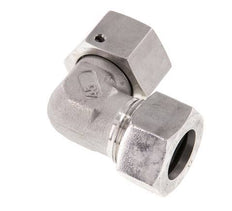 M30x2 x 22L Edelstahl Verstellbares 90 Grad Winkelstück mit Dichtkonus und O-Ring 160 Bar DIN 2353