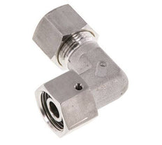 M20x1,5 x 12S Edelstahl Verstellbarer 90 Grad Winkel Verschraubung mit Dichtkonus und O-Ring 630 Bar DIN 2353