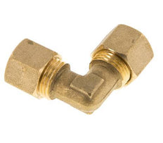 10mm Brass 90 deg Elbow Compression Fitting 95 Bar DIN EN 1254-2