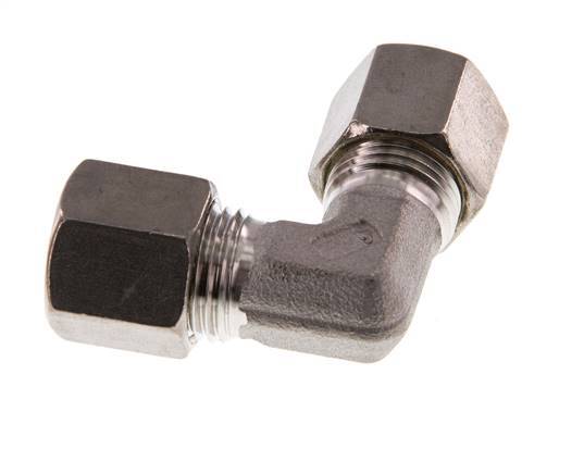 8S Edelstahl 90 Grad Winkelverschraubung 630 Bar DIN 2353