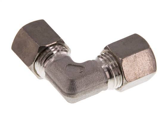 8S Edelstahl 90 Grad Winkelverschraubung 630 Bar DIN 2353