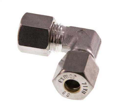 8S Edelstahl 90 Grad Winkelverschraubung 630 Bar DIN 2353