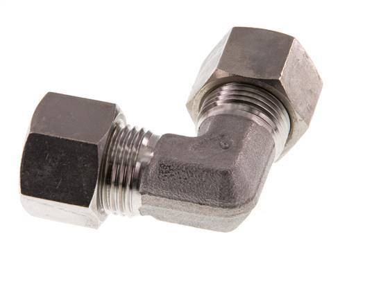 12L Edelstahl 90 Grad Winkelverschraubung 315 Bar DIN 2353