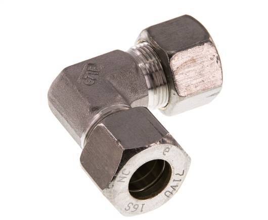 16S Edelstahl 90 Grad Winkelverschraubung 400 Bar DIN 2353