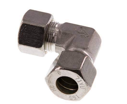 16S Edelstahl 90 Grad Winkelverschraubung 400 Bar DIN 2353