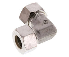 18L Edelstahl 90 Grad Winkelverschraubung 315 Bar DIN 2353