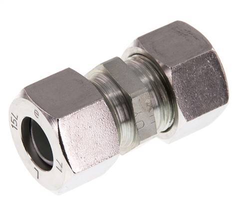 15L Verzinkter Stahl Gerade Schneidring 315 Bar DIN 2353