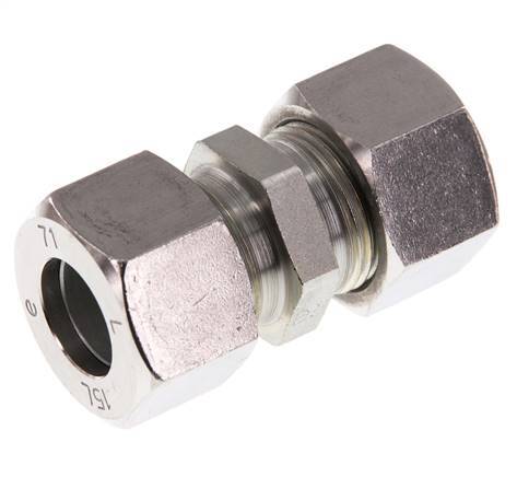 15L Verzinkter Stahl Gerade Schneidring 315 Bar DIN 2353