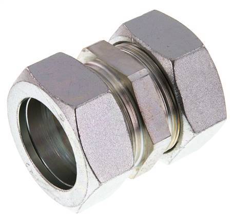 42L Verzinkter Stahl Gerader Schneidring 160 Bar DIN 2353