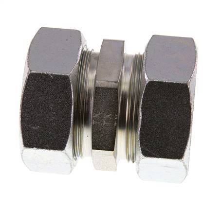 42L Verzinkter Stahl Gerader Schneidring 160 Bar DIN 2353