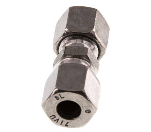 8L Edelstahl gerade Schneidring 315 Bar DIN 2353