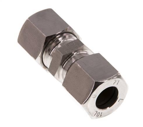 10L Edelstahl gerade Schneidring 315 Bar DIN 2353