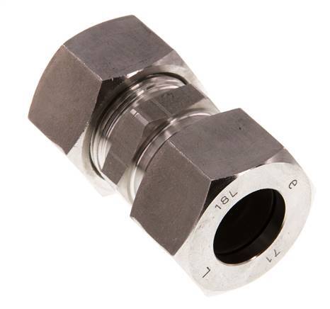 18L Edelstahl gerade Schneidring 315 Bar DIN 2353