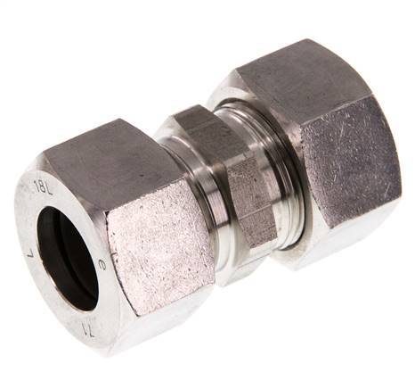 18L Edelstahl gerade Schneidring 315 Bar DIN 2353